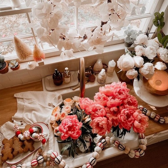 Anthropologie Other - 🎄 Nadia Felt Ball Garland Holiday Christmas Anthropologie